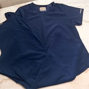Skechers Dark Blue Scrub Top
